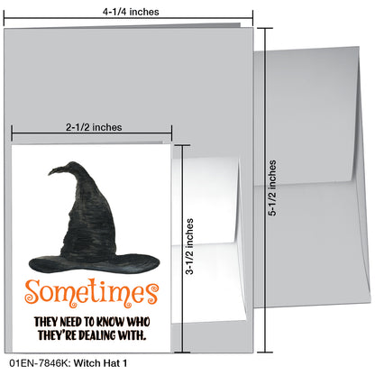 Witch Hat 1, Greeting Card (7846K)