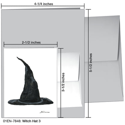 Witch Hat 3, Greeting Card (7848)