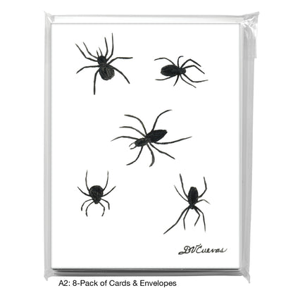 Spider Perspective, Greeting Card (7854)