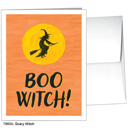 Scary Witch, Greeting Card (7860A)