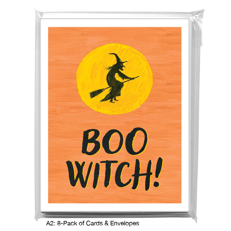 Scary Witch, Greeting Card (7860A)