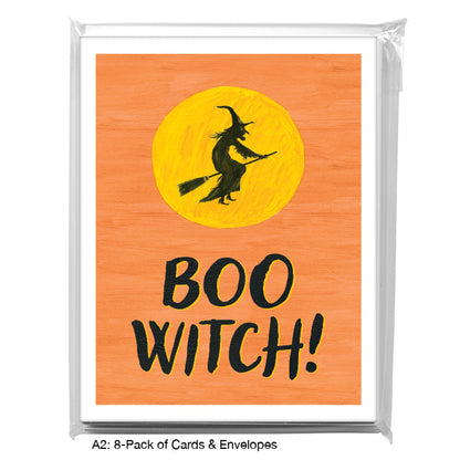 Scary Witch, Greeting Card (7860A)