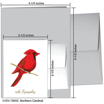 Northern Cardinal, Greeting Card (7865E)