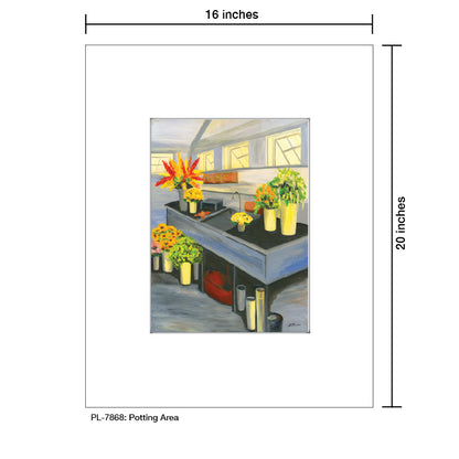 Potting Area, Print (#7868)