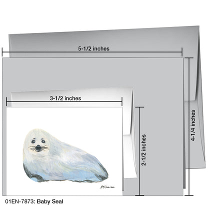 Baby Seal, Greeting Card (7873)