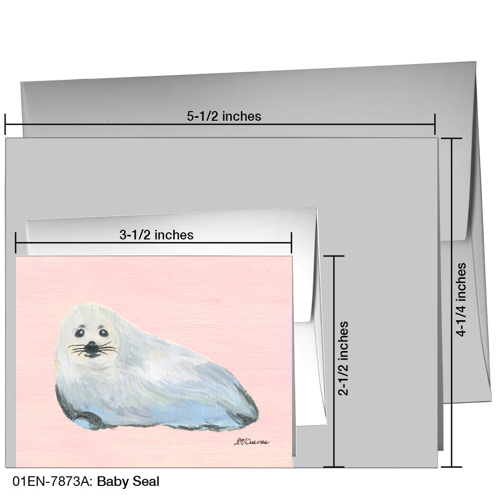 Baby Seal, Greeting Card (7873A)