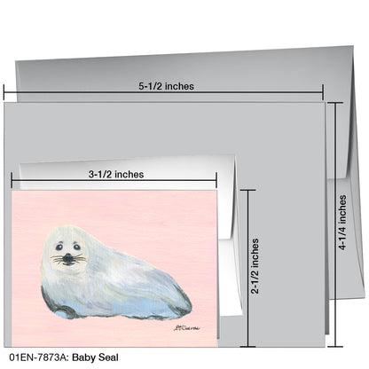 Baby Seal, Greeting Card (7873A)