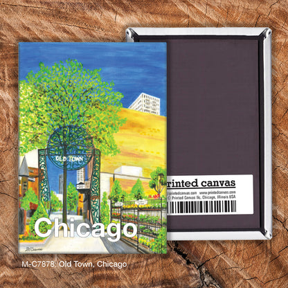 Old Town, Chicago, Magnet (7878)