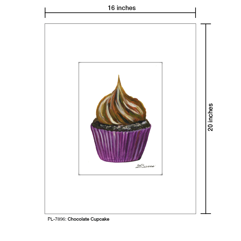 Chocolate Cupcake, Print (#7896)