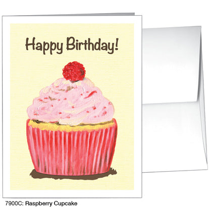 Raspberry Cupcake, Greeting Card (7900C)