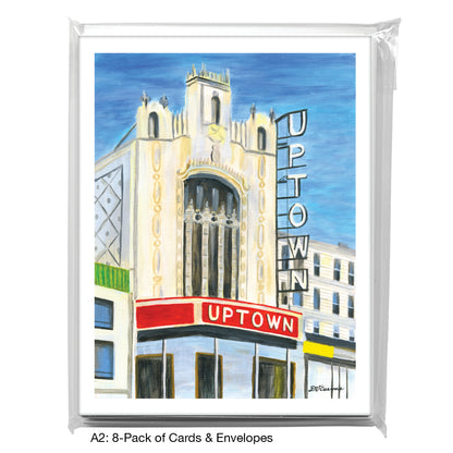 Uptown Theater, Chicago, Greeting Card (7922)