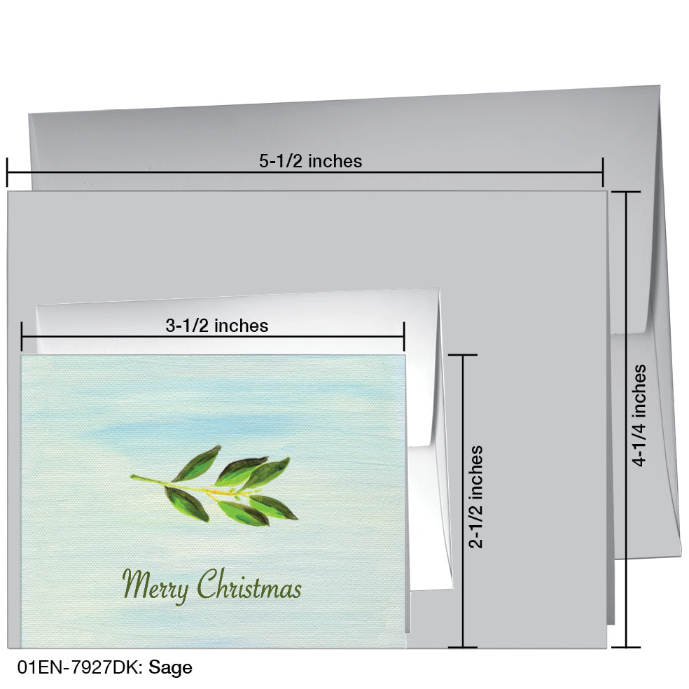 Sage, Greeting Card (7927DK)