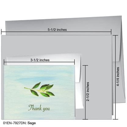 Sage, Greeting Card (7927DN)