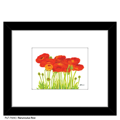 Ranunculus Row, Print (#7928C)