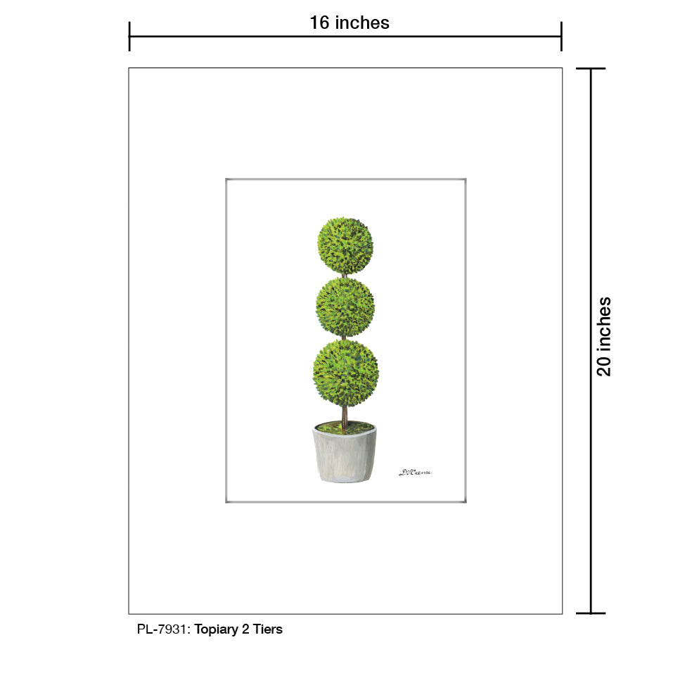 Topiary 2 Tiers, Print (#7931)