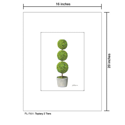 Topiary 2 Tiers, Print (#7931)