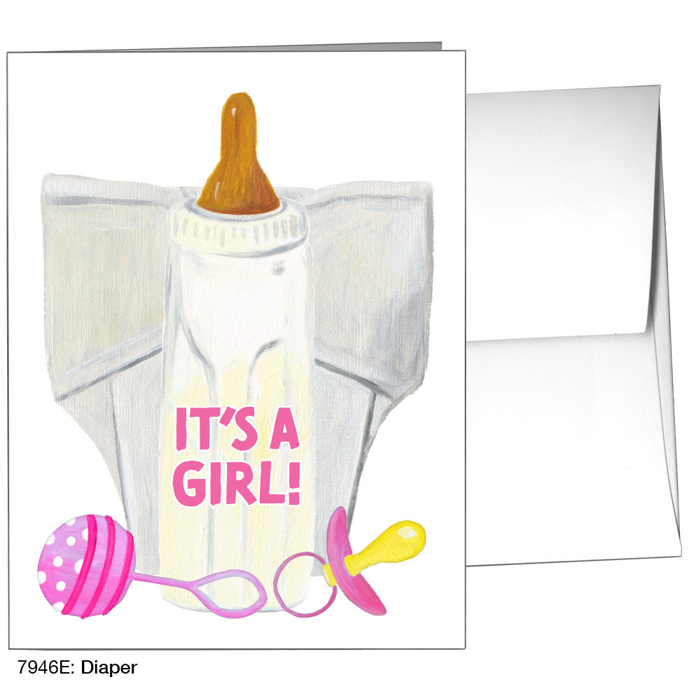 Diaper, Greeting Card (7946E)