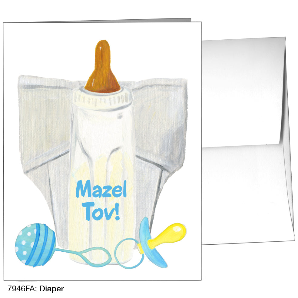 Diaper, Greeting Card (7946FA)