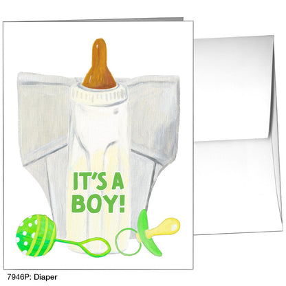 Diaper, Greeting Card (7946P)