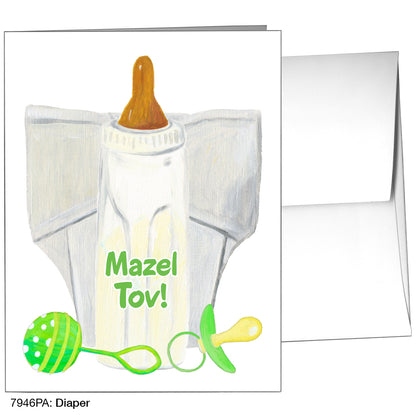 Diaper, Greeting Card (7946PA)