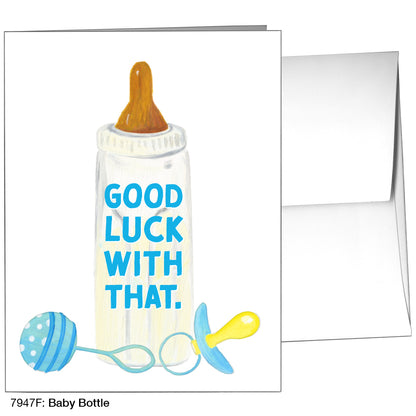 Baby Bottle, Greeting Card (7947F)