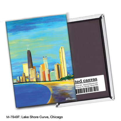 Lake Shore Curve, Chicago, Magnet (7949F)