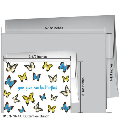 Butterflies Bunch, Greeting Card (7974A)