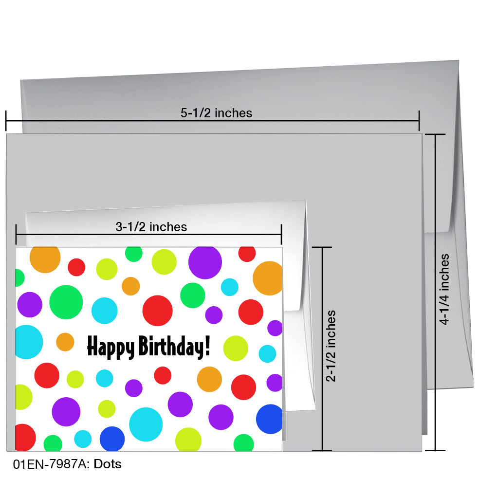 Dots, Greeting Card (7987A)