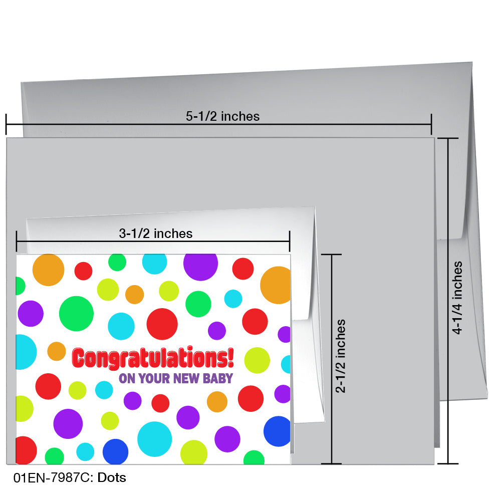 Dots, Greeting Card (7987C)