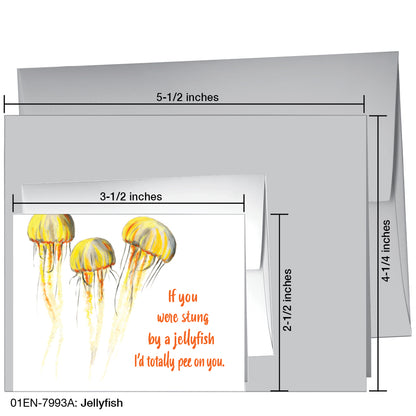 Jellyfish, Greeting Card (7993A)