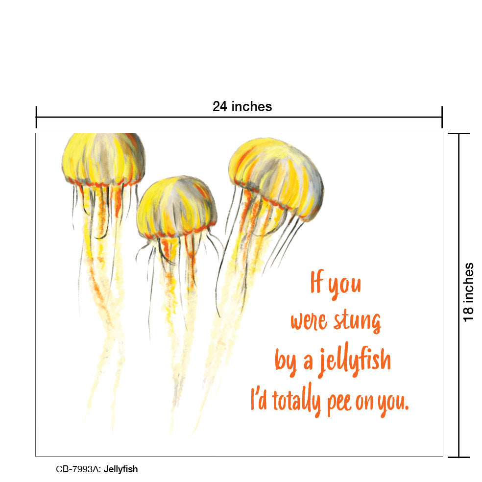 Jellyfish, Card Board (7993A)