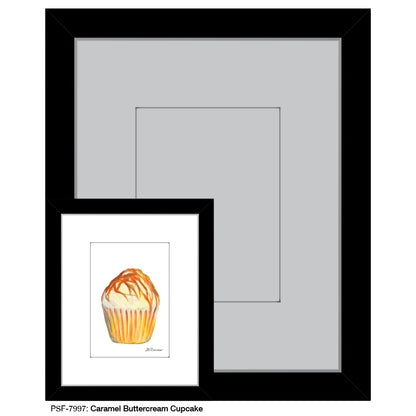 Caramel Buttercream Cupcake, Print (#7997)