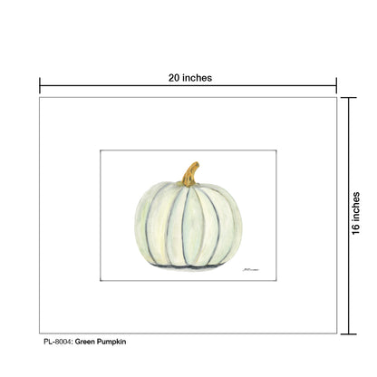 Green Pumpkin, Print (8004)