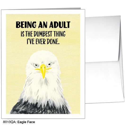 Eagle Face, Greeting Card (8010QA)