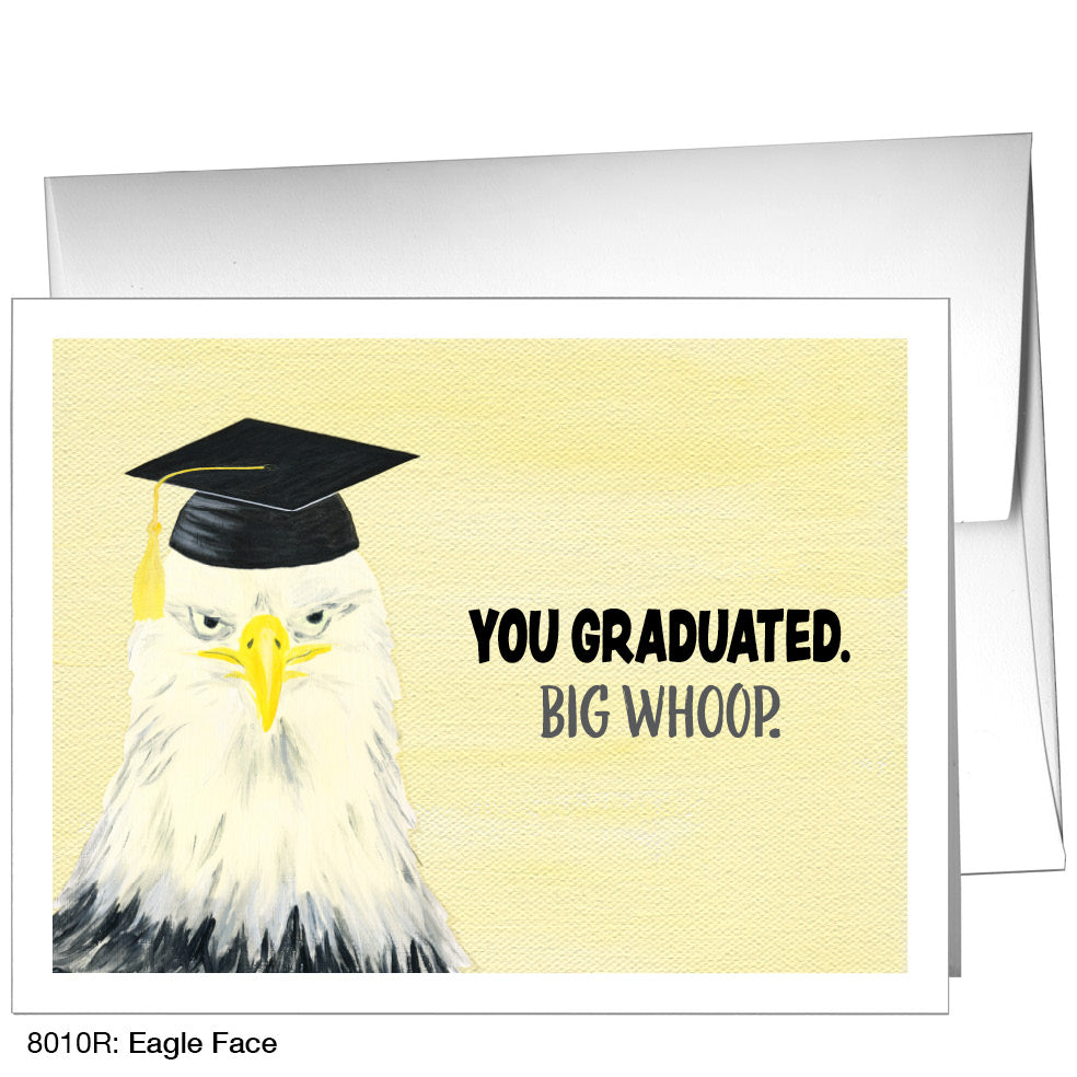 Eagle Face, Greeting Card (8010R)