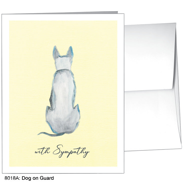 Dog On Guard, Greeting Card (8018A)