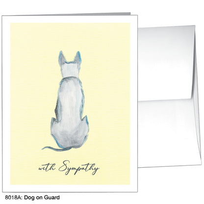 Dog On Guard, Greeting Card (8018A)