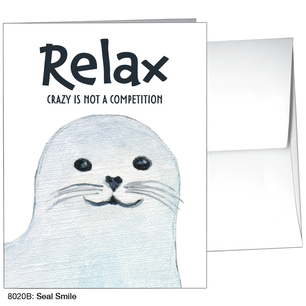 Seal Smile, Greeting Card (8020B)