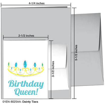 Dainty Tiara, Greeting Card (8025AA)