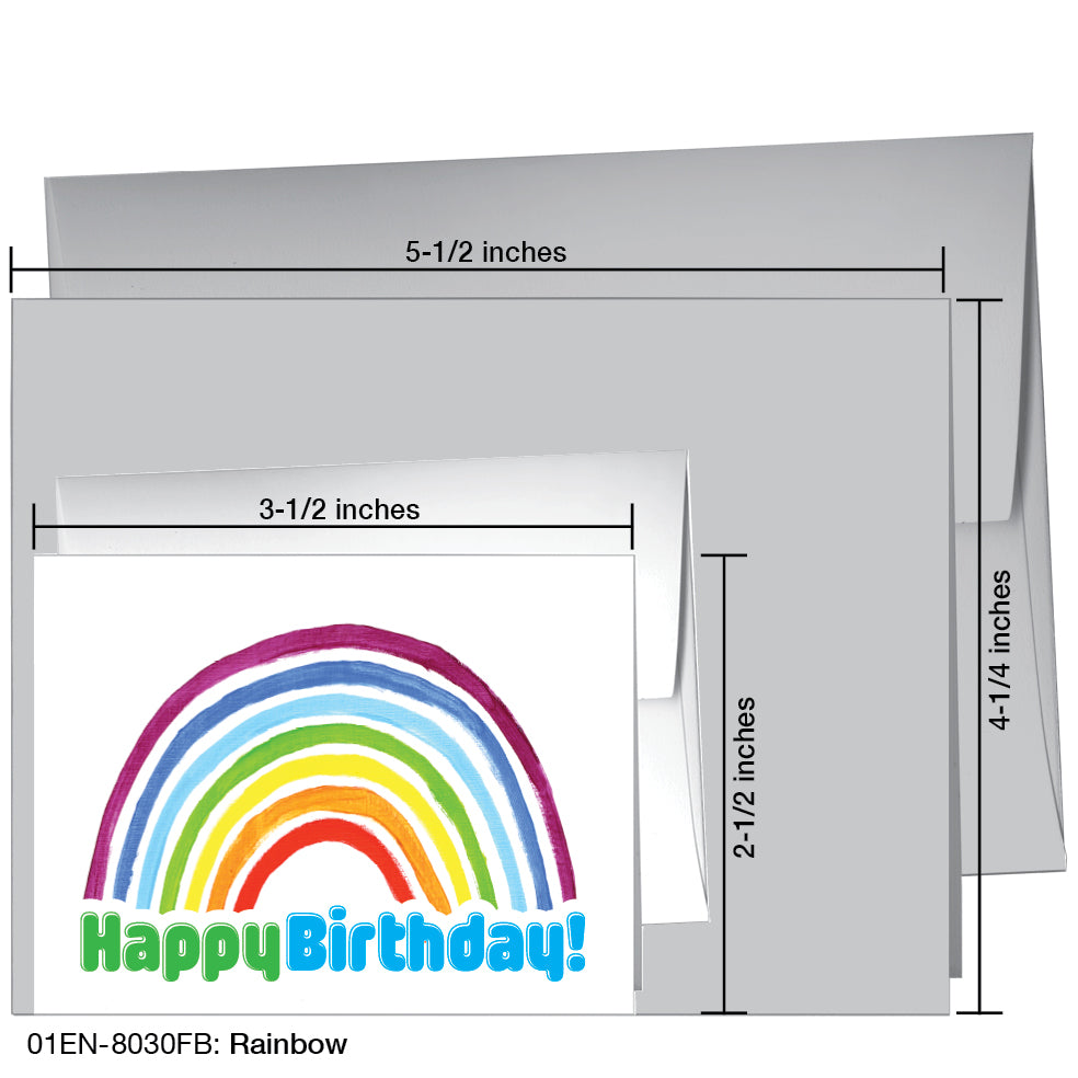 Rainbow, Greeting Card (8030FB)