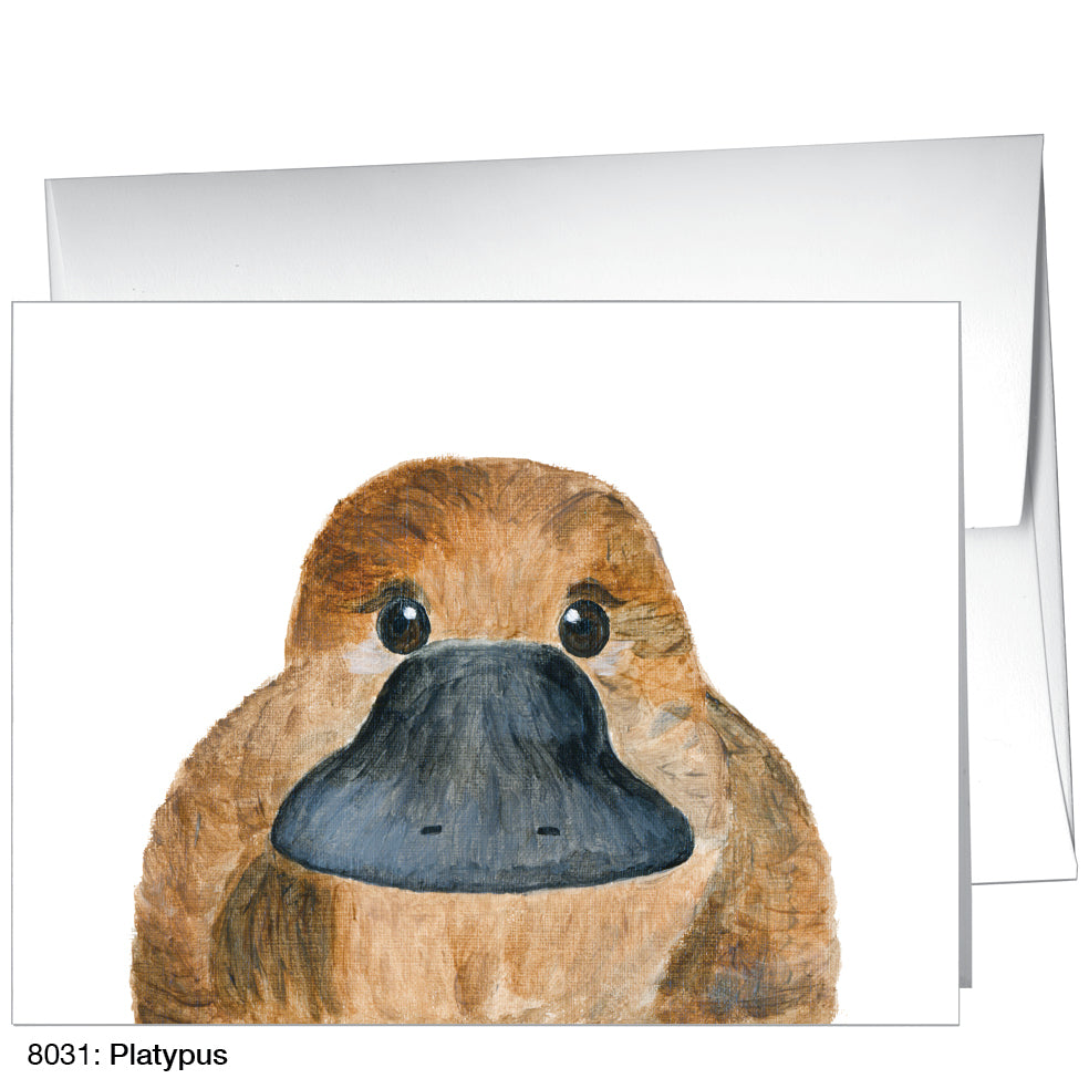 Platypus, Greeting Card (8031)