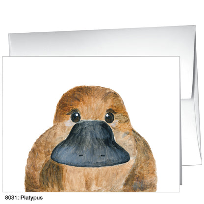 Platypus, Greeting Card (8031)