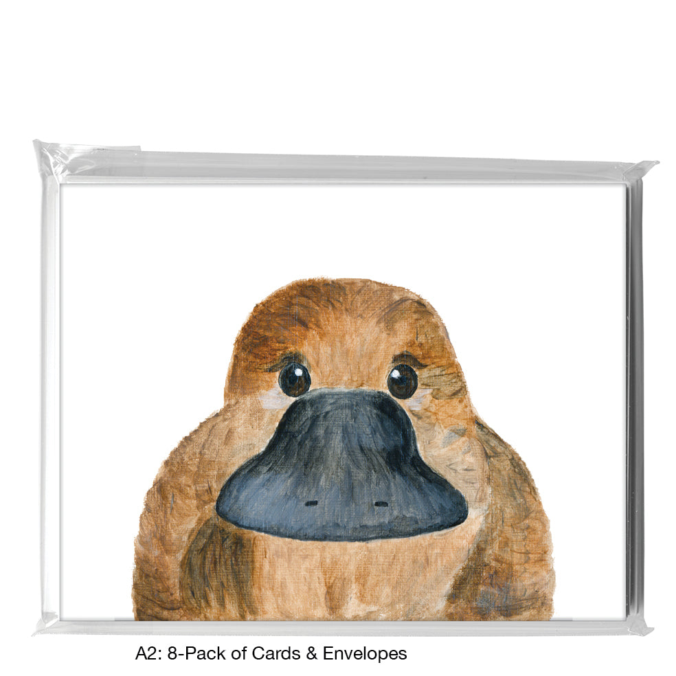 Platypus, Greeting Card (8031)