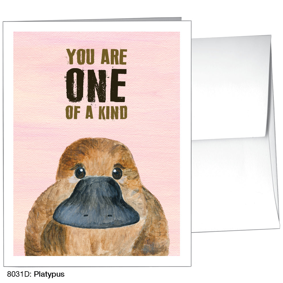 Platypus, Greeting Card (8031D)