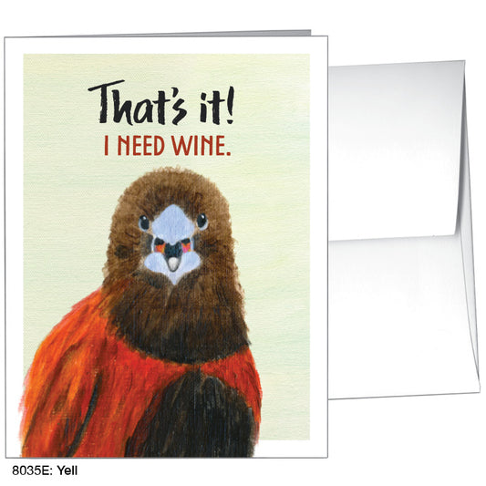 Yell, Greeting Card (8035E)