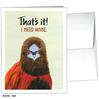 Yell, Greeting Card (8035E)