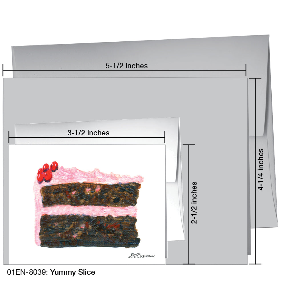 Yummy Slice, Greeting Card (8039)