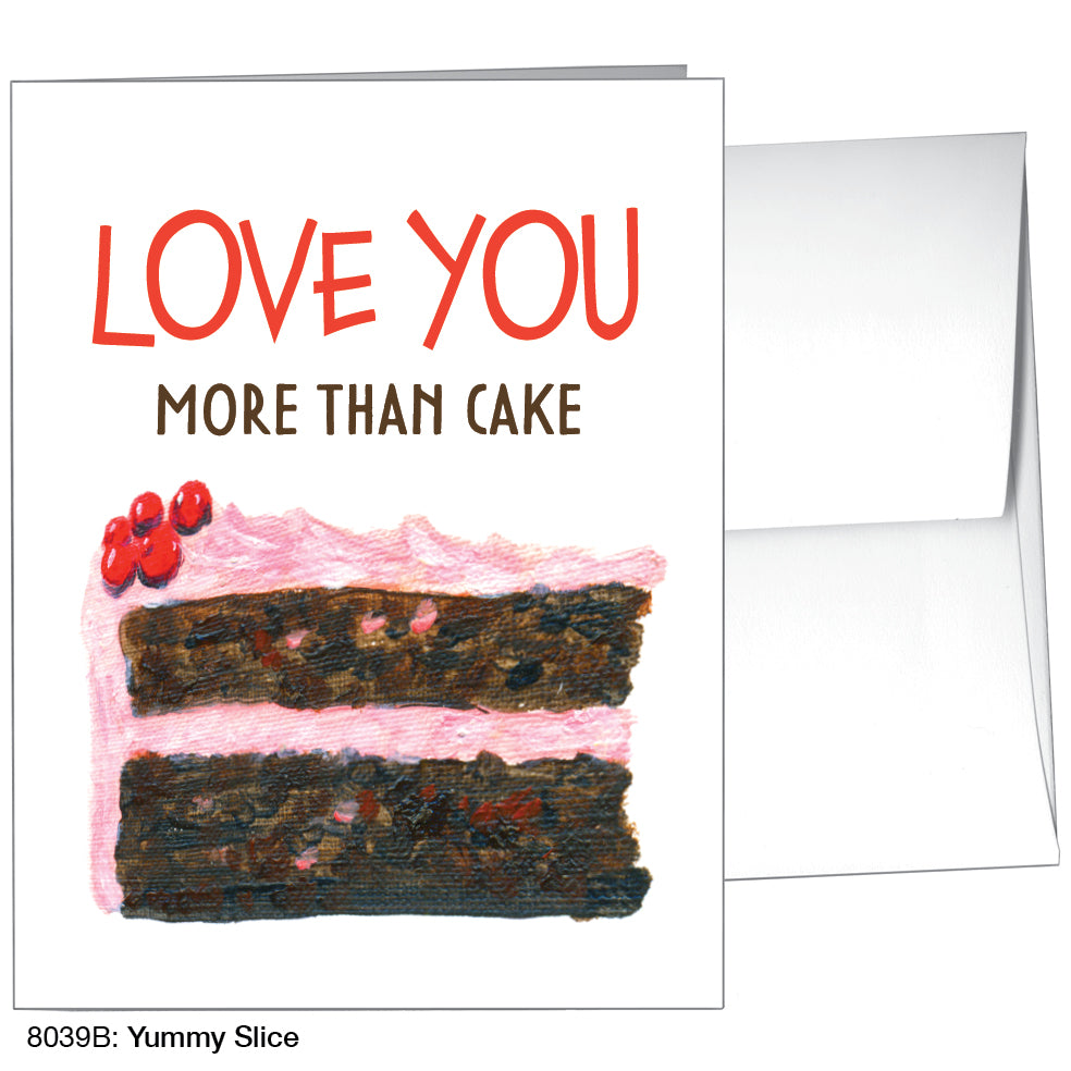 Yummy Slice, Greeting Card (8039B)