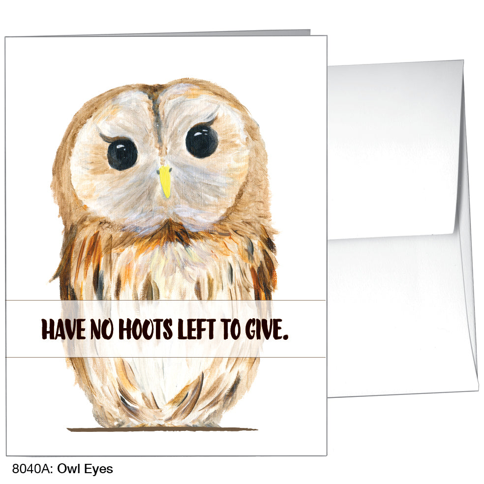 Owl Eyes, Greeting Card (8040A)