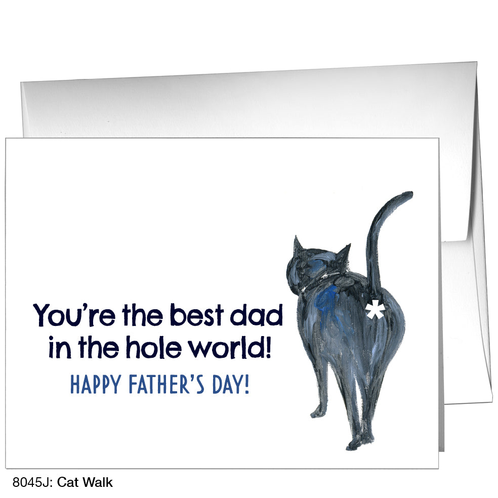 Cat Walk, Greeting Card (8045J)